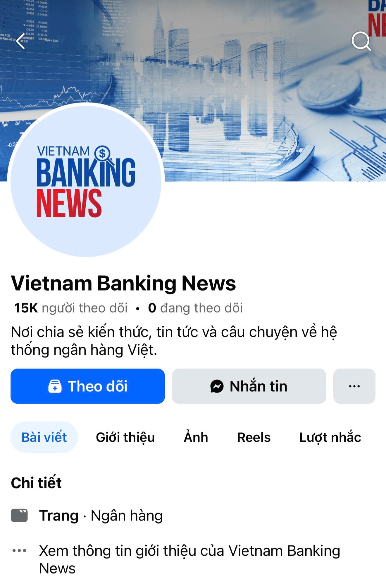 Fanpage Vietnam Banking News